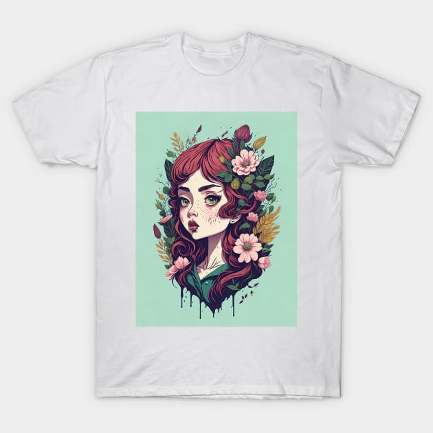 Flower Girl T-Shirt by Fanbros_art